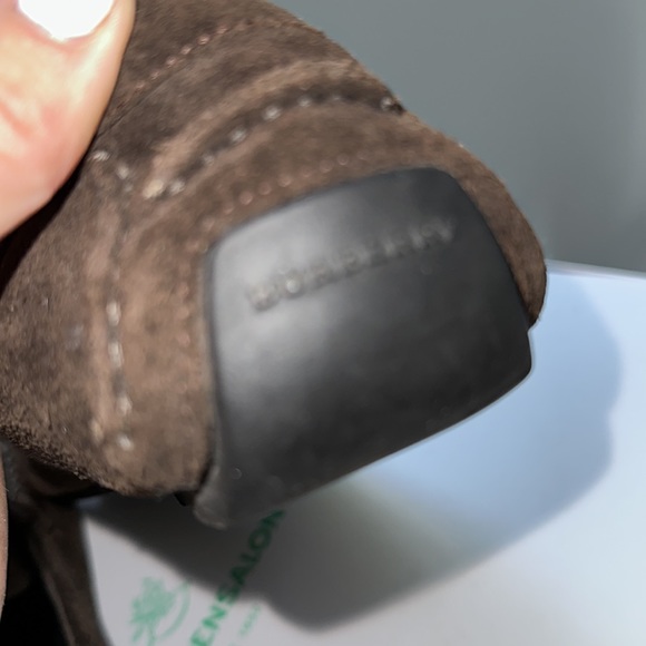 Men’s brown Burberry suede loafers - Picture 5 of 5